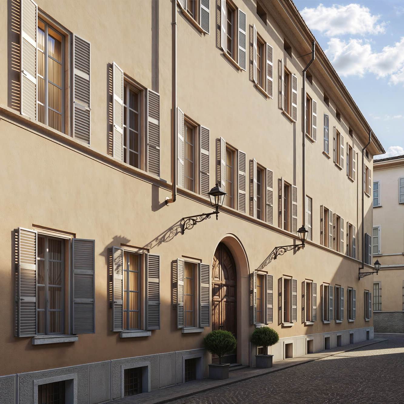 Facciata storica su strada